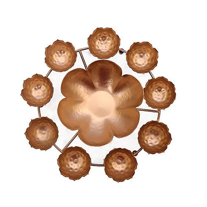 Galloy Metal Bowl Shaped Urli for Diwali Home Décor//Gifting//Showpiece