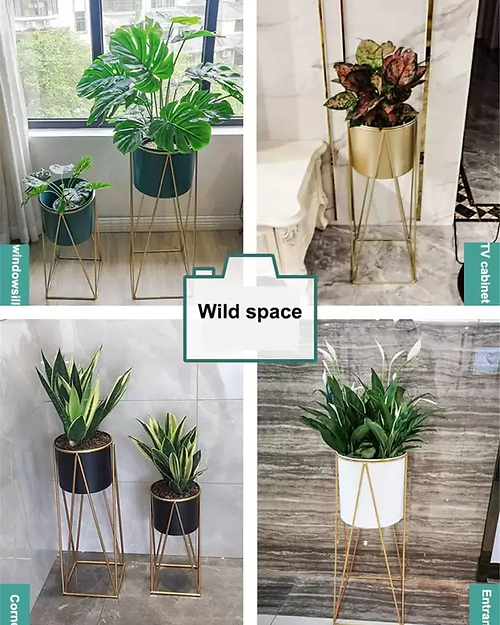 Galloy Plant Container Set (Metal)