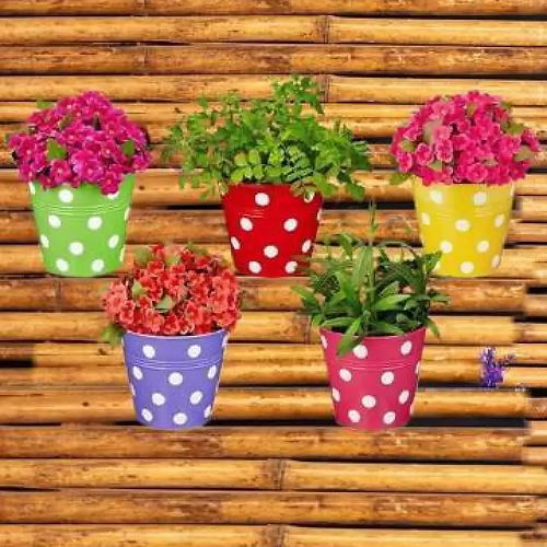 Galloy flower pot Plant Container Set Plant Container Set (Metal)