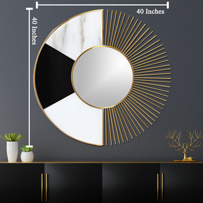 The Twin Face Decorative Wall Mirror