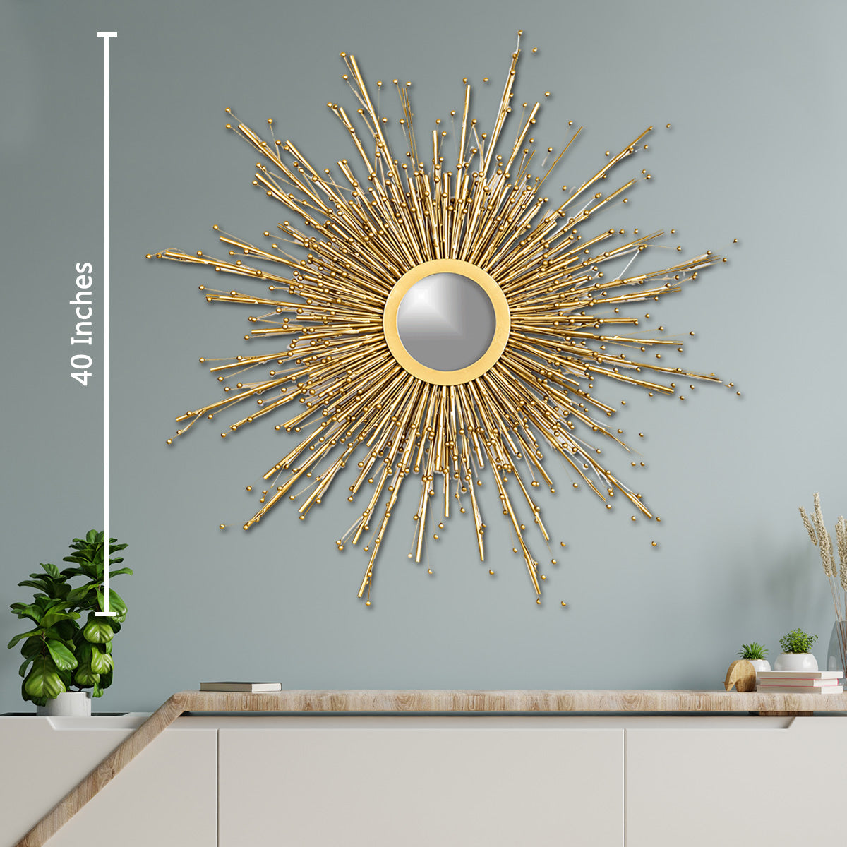 The Sunburst Decorative Wall Mirror