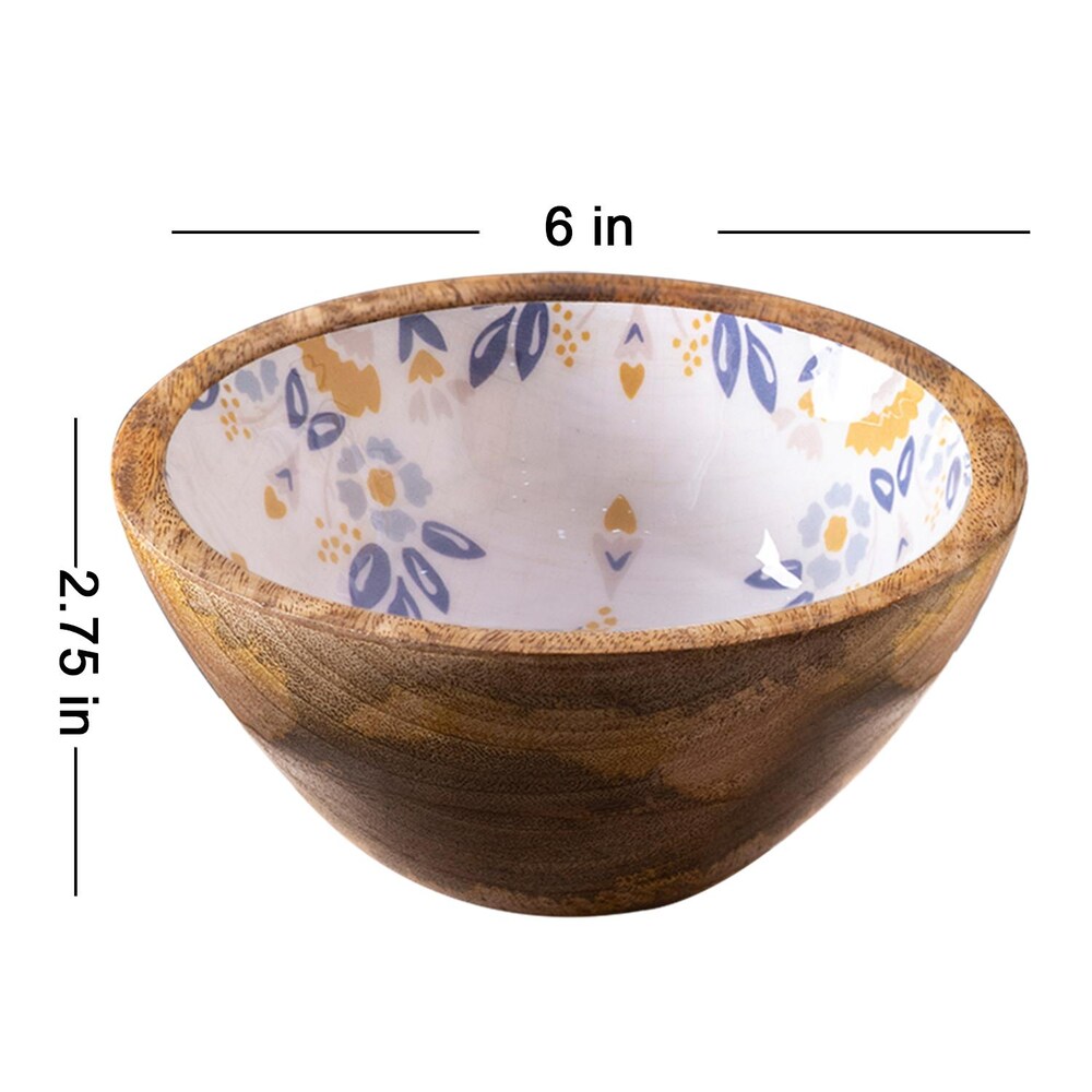 Floral Printed Serving Bowl