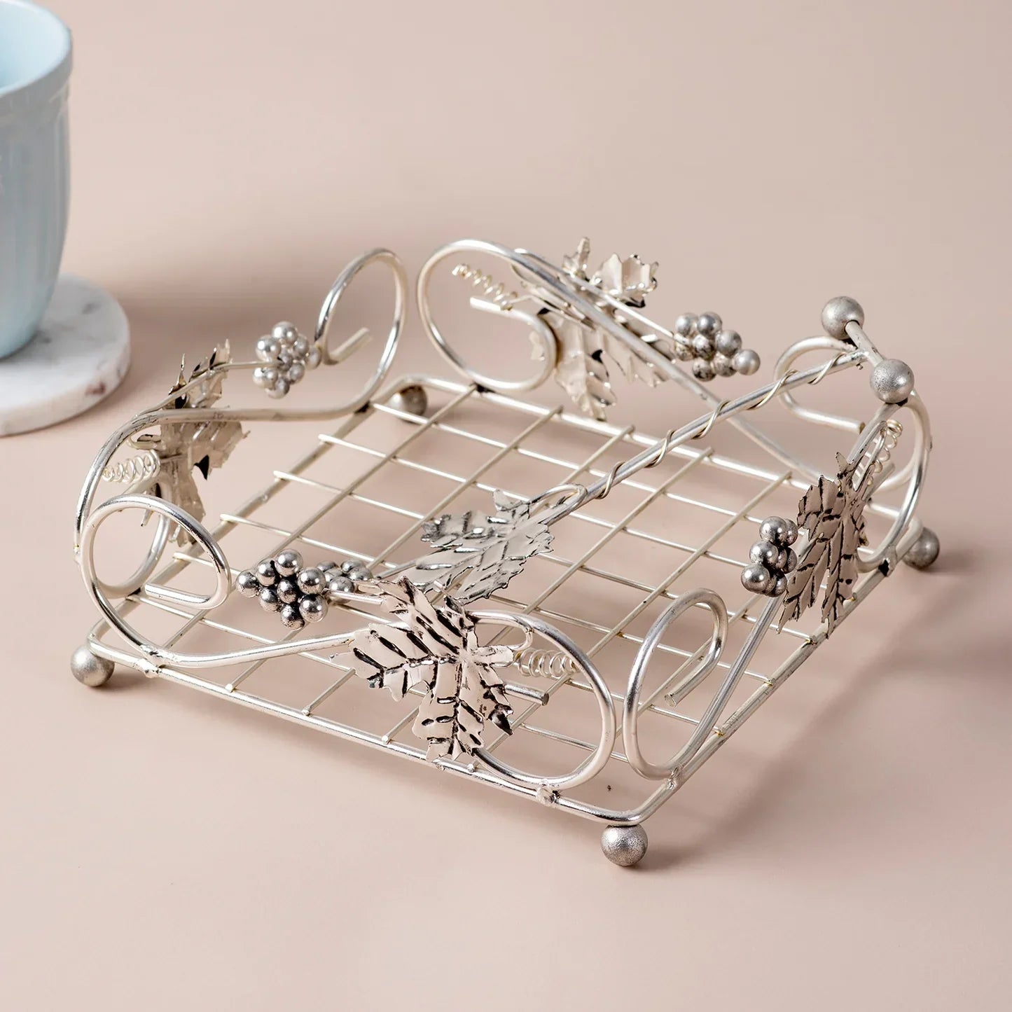 Lustre Napkin Holder - Silver