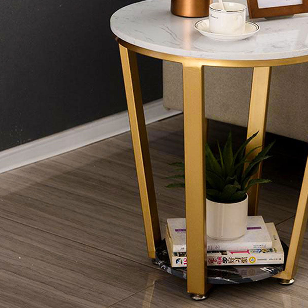 Premium Golden Tapered Coffee Table